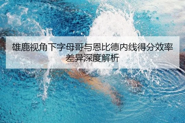 雄鹿视角下字母哥与恩比德内线得分效率差异深度解析